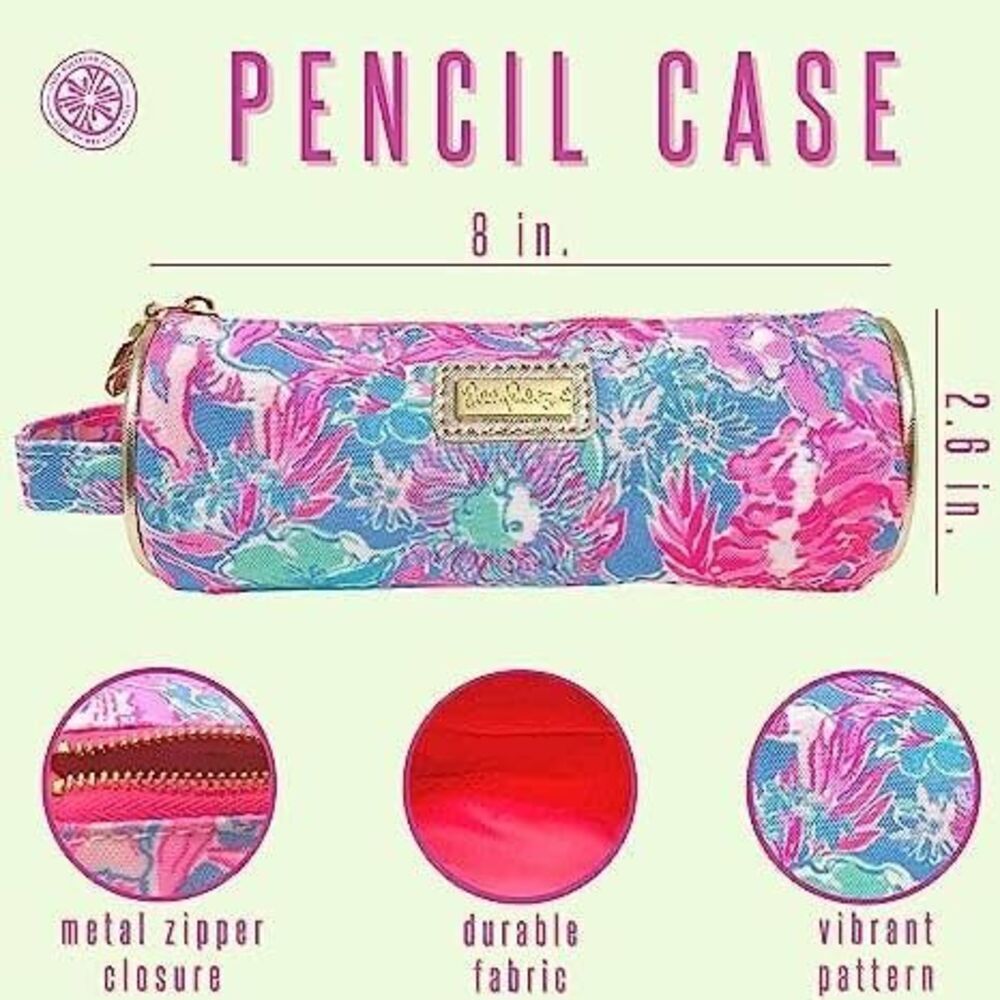 NWT Lilly Pulitzer PENCIL POUCH | VIVA LA LILLY Organizer